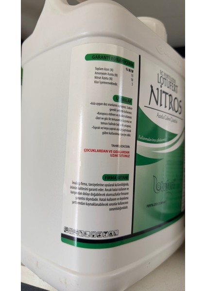Nıtros Çim Coşturan 5 Lt