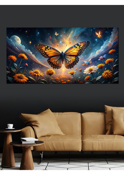 Kanvas Tablo Gökyüzünde Kelebek fiyatları