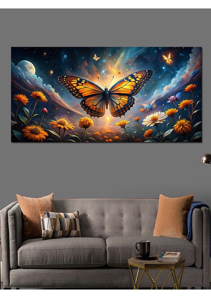 Kanvas Tablo Gökyüzünde Kelebek fırsatları