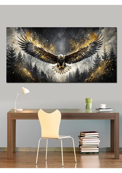 Kanvas Tablo Gökyüzünde Kartal Uçuşu