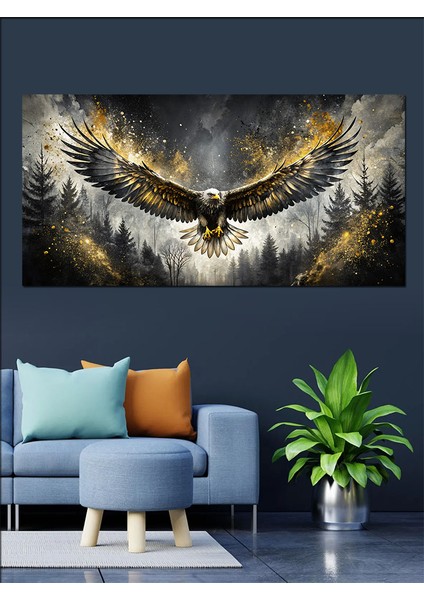 Kanvas Tablo Gökyüzünde Kartal Uçuşu fırsatları