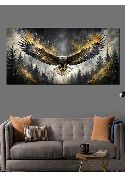 Kanvas Tablo Gökyüzünde Kartal Uçuşu indirimleri
