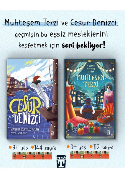 Cesur Denizci, Muhteşem Terzi (2kitap) Ayşenur Kurtuluş Peltek