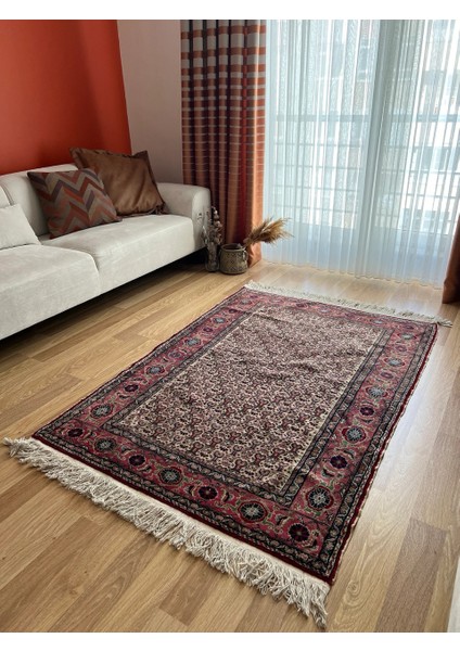 124 x 174 cm El Dokuması Doğal Yünden Yapılan Antik Kilim Salon ve Ofis Halısı modelleri