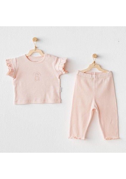 Kız Bebek Takım 2 Parça Set Basic AC25898