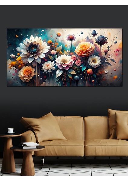 Kanvas Tablo Altın Çiçek Harmanı indirimleri