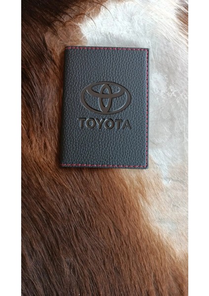 Toyota Deri Dikişli Araç Ruhsat Kılıfı Kabı Oto Ruhsatlık Araba Ruhsat Koruyucu modelleri