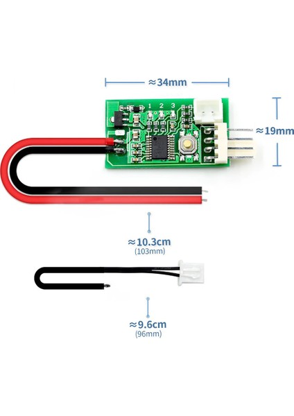 Dc 12V Pwm Fan Hız Kontrol Devresi Pc Cpu Soğutucu Fan Alarm Stk Ic Için 4 Telli Bilgisayar Sıcaklık Kontrol Anahtarı