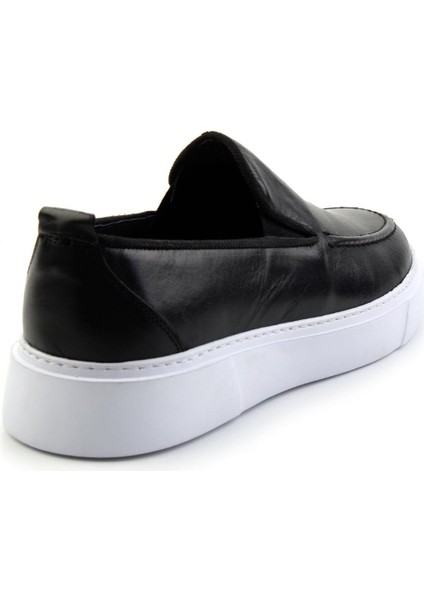 Siyah Napa Deri Erkek Casual Ayakkabı E01440101943 modelleri