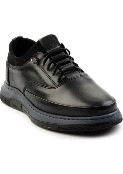 Siyah Antik Deri Erkek Casual Ayakkabı E01440078441 fiyatları