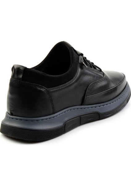 Siyah Antik Deri Erkek Casual Ayakkabı E01440078441 modelleri