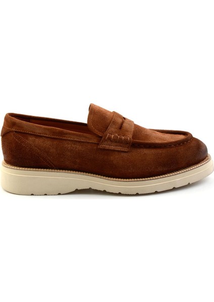 Taba Süet Erkek Loafer Ayakkabı E01901011102