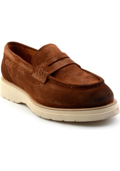 Taba Süet Erkek Loafer Ayakkabı E01901011102