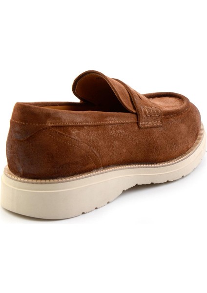 Taba Süet Erkek Loafer Ayakkabı E01901011102