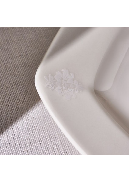 Square Bone Deren 60 Parça 12 Kişilik Yemek Takımı