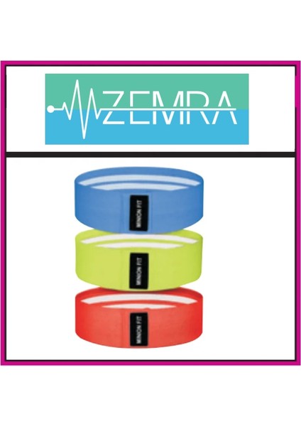 Örme Plates Egzersiz Bandı - Direnç Bandı - Pilates Bandı - Plates Ezgersiz Örme