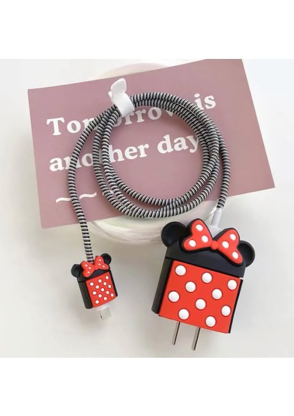 Apple iPhone 18W/20W Uyumlu Şarj Kablosu Ucu ve Şarj Başlığı Kılıfı