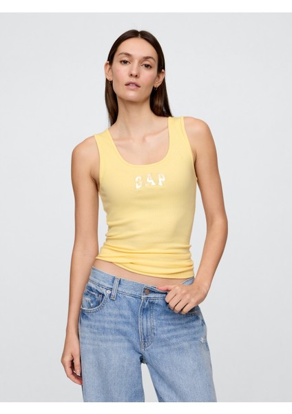 Kadın Sarı Gap Logo Fitilli Atlet
