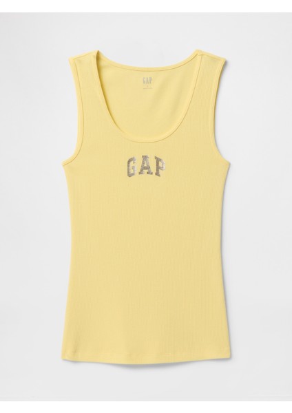 Kadın Sarı Gap Logo Fitilli Atlet fiyatları