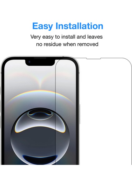 Apple iPhone 16E (6.1") Premium 9h 2.5d Temperli Cam Ekran Koruyucu (2 Adet)
