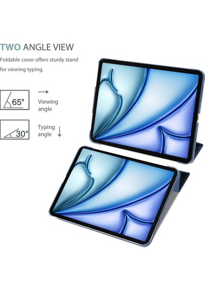Apple iPad 11. Nesil (A16) 11 Inc 2025 Yatay Standlı Uyku Modlu Basic Arkası Sert Smart Kılıf fiyatları