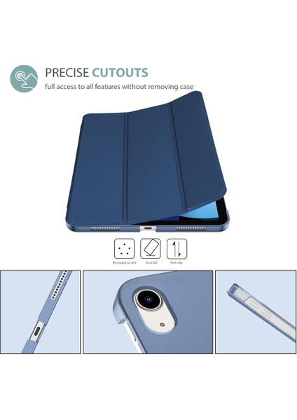 Apple iPad 11. Nesil (A16) 11 Inc 2025 Yatay Standlı Uyku Modlu Basic Arkası Sert Smart Kılıf fırsatları