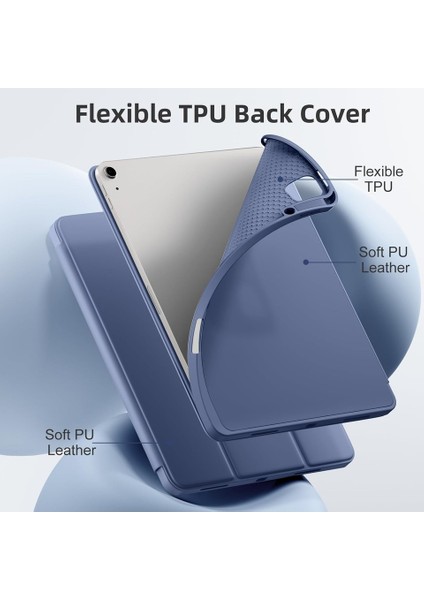 Apple iPad Air 13 M3 (2025) Kalemlikli Uyku Modlu Yatay Standlı Stromix Smart Kılıf fiyatları