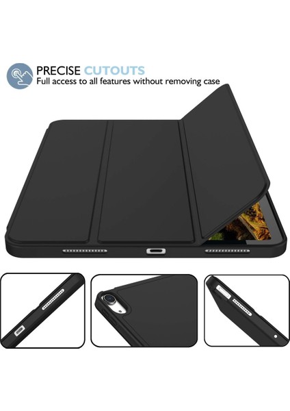 Apple iPad Air 11 M3 (2025) Kalemlikli Uyku Modlu Yatay Standlı Stromix Smart Kılıf modelleri