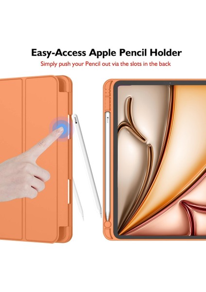 Apple iPad Air 11 M3 (2025) Kalemlikli Uyku Modlu Yatay Standlı Stromix Smart Kılıf fiyatları