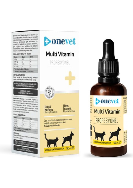 Multi Vitamin Damla 50 ml - Kemik ve Kas Gelişimi Vitamin Takviyesi