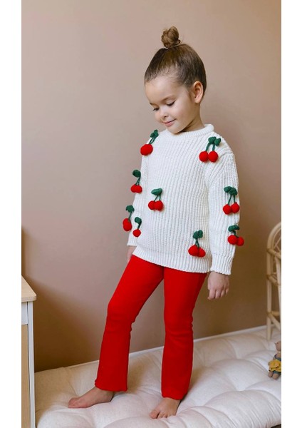 Kiraz Detay Triko Takım