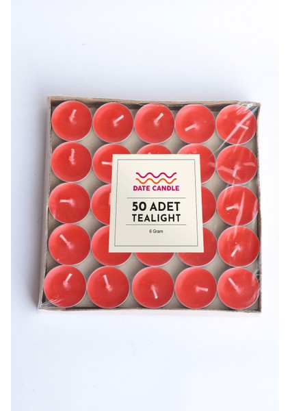 Beyaz 6 gr Tealight Mum 50 Adet - Buhurdanlık ve Mumluğa Uygundur. fiyatları