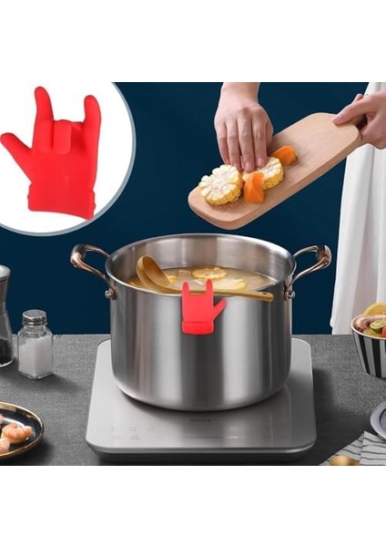 Çay ve Kahve Buddy Seti, 2 Adet, Silikon Kaşık ve Çay Poşeti Tutacağı, Bpa Içermez, Çok Amaçlı ve Şık Tasarım, Kolay Temizlik