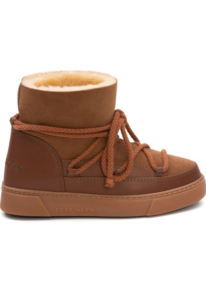 Hakiki Süet İçi Kürk Kadın Sneaker 355050