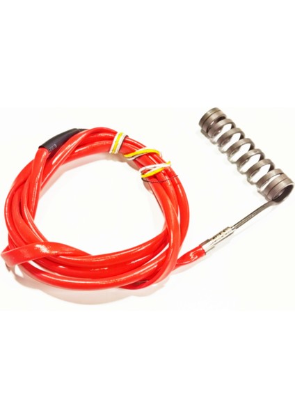 Spiral Isıtıcı Rezistans 100Mm Boy-18Mm Çap-550W-220V 2Mt Kablolu