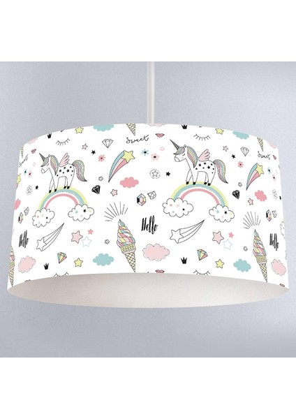 Model 00101 Sarkıt Avize Dijital Baskılı Odası Yeni