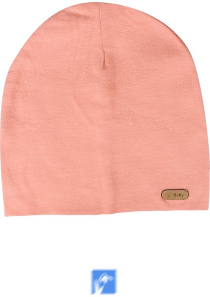 Cotton Çift Kat Kız Bebek Penye Bere ( 0-18 Ay )