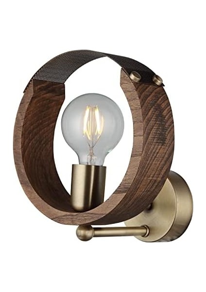 Lucea Manya Ahşapli Eskitme Aplik 1 x E27 fiyatları