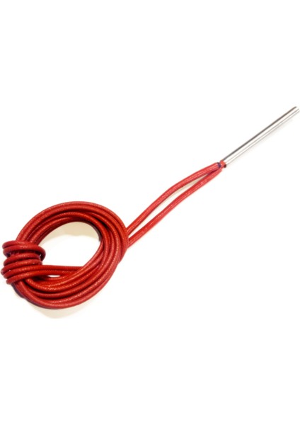 Fişek Isıtıcı Rezistans 7cm Boy-6mm KALINLIK-150 WATT-24V- 1metre Kablolu fırsatları