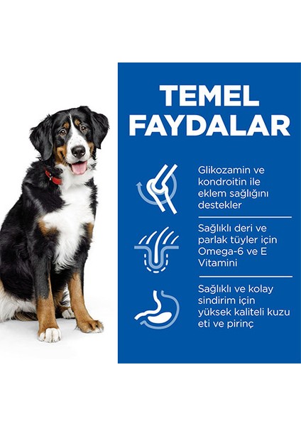 Kuzu Etli Büyük İrk Yetişkin Köpek Maması - 14 Kg modelleri