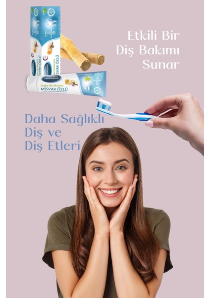Misvak Özlü Doğal Diş Macunu 75 ml