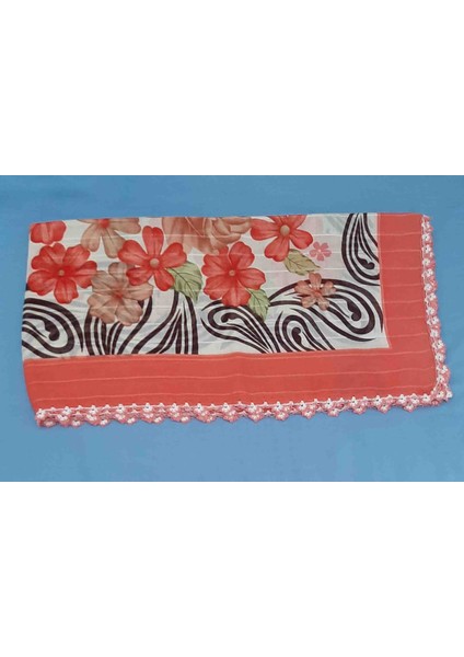 4 Taraf Tığ Oyalı Baş Örtüsü En 95cm, Boy 98cm fiyatları