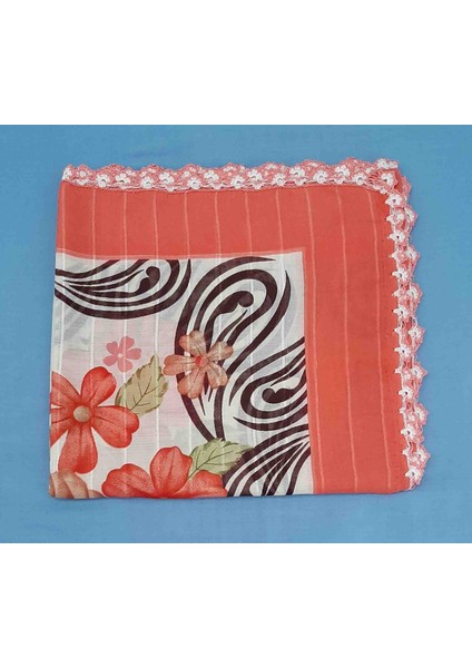 4 Taraf Tığ Oyalı Baş Örtüsü En 95cm, Boy 98cm fırsatları