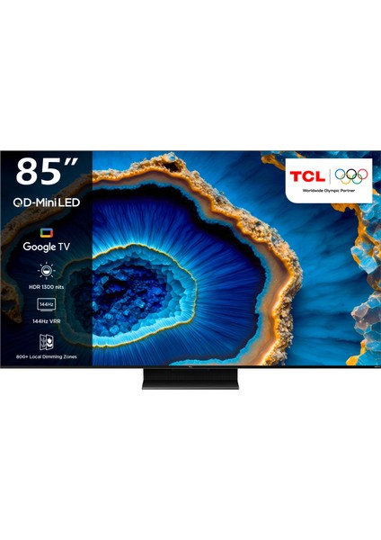 85C755 85" 216 Ekran Dahili Uydu Alıcılı 4K Ultra HD Smart LED TV