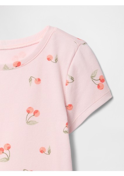 Kız Bebek Pembe Fitilli T-Shirt fiyatları