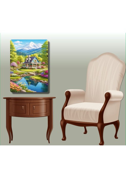 140 Parça Ahşap Puzzle Tablo. 25 x 35 cm Ölçülerinde. Askı Aparatı Ile. Kaliteli Uv Baskı Model-19