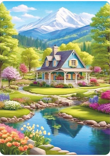 140 Parça Ahşap Puzzle Tablo. 25 x 35 cm Ölçülerinde. Askı Aparatı Ile. Kaliteli Uv Baskı Model-19