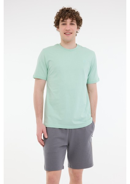 MB CT102 C Nk T-Sh 5fx A Mınt Erkek Kısa Kol T-Shirt