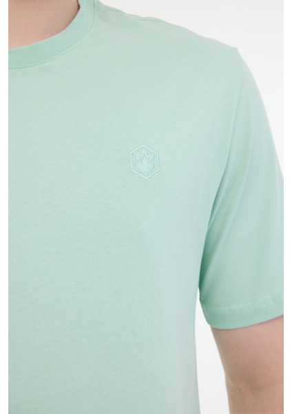 MB CT102 C Nk T-Sh 5fx A Mınt Erkek Kısa Kol T-Shirt