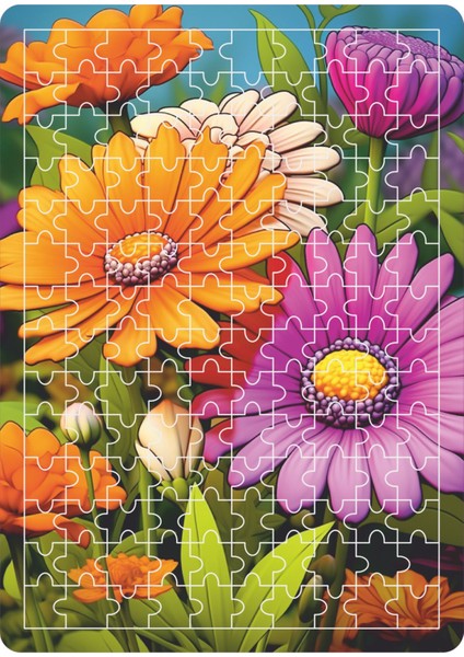 140 Parça Ahşap Puzzle Tablo. 25 x 35 cm Ölçülerinde. Askı Aparatı Ile. Kaliteli Uv Baskı Model-17